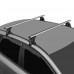 Багажник Lux БК 1 на Nissan Tiida хэтчбек 2004-2014 г. на гладкую крышу (аэродинамическая дуга)
