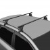 Багажник Lux БК 1 на Skoda Rapid 2012-2017 г. на гладкую крышу (прямоугольная дуга)