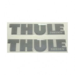 Наклейка на автобоксы Thule (серая)