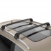 Багажник Turtle Air-2 на Kia Sorento Prime 2015-2020 г. на интегрированный рейлинг (черная крыловидная дуга)